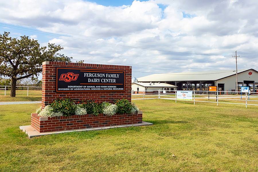 Ferguson dairy sign.