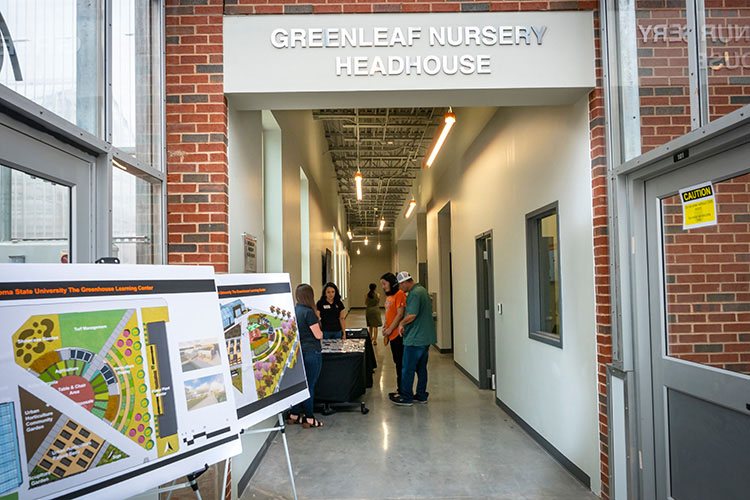 Greehouse Nursery Headhouse Greenleaf Nursery Headhouse dedicated to Greenleaf Nursery.