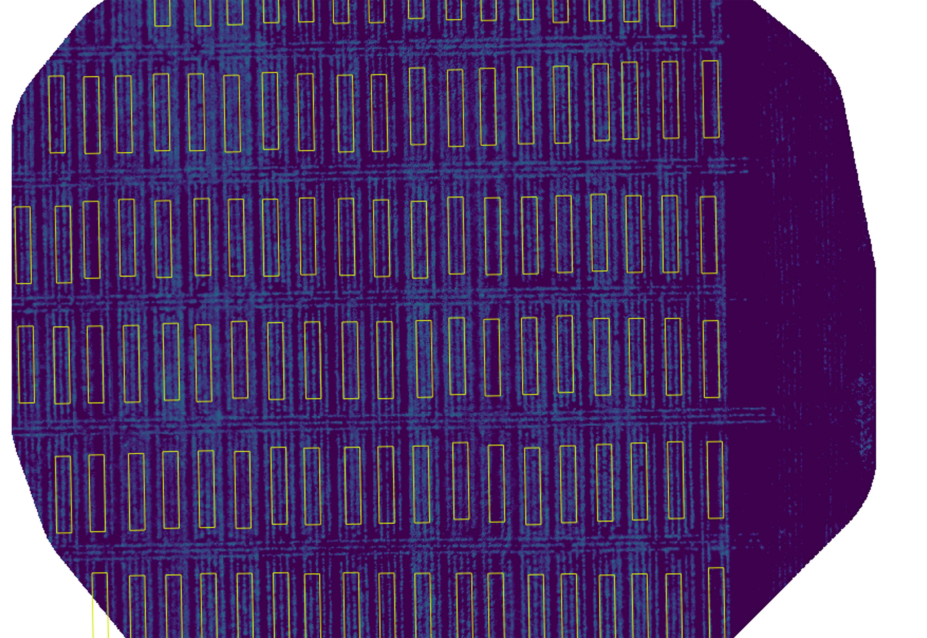 A whole field plot with various vegetation indices.